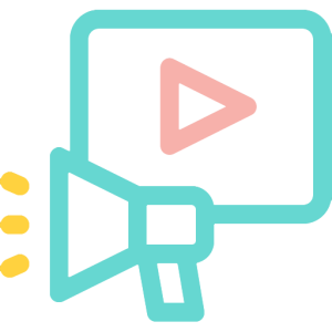 Video marketing icon
