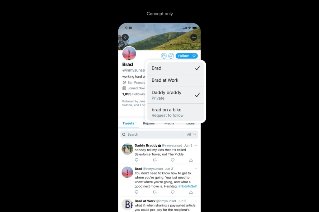 Twitter facetten