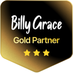 Billy Grace Gold Partner Badge