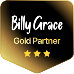 Billy Grace Gold Partner Badge
