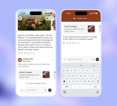 ChatGPT advertenties