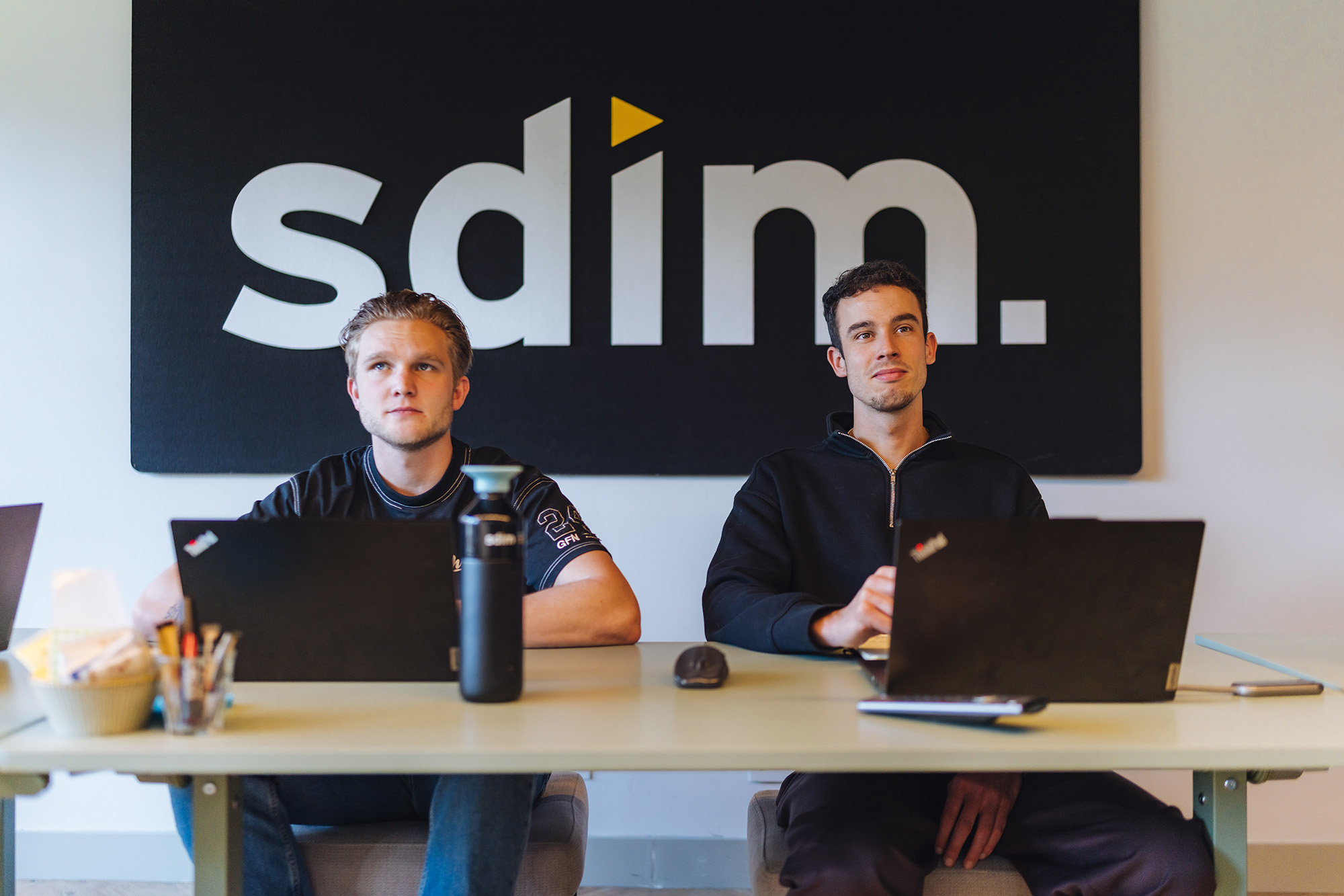 Collega's Jasper en Dylano training