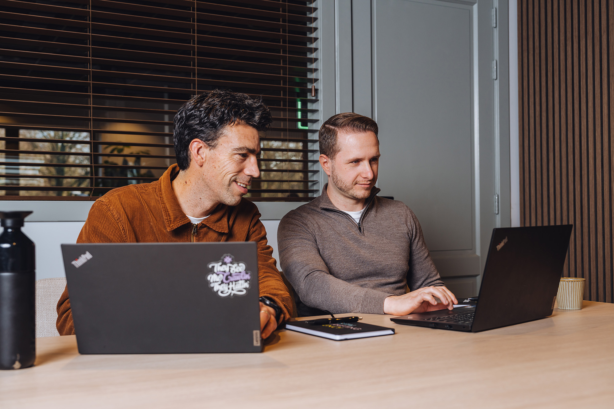 SDIM collega's Daan en Dylan