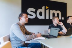 SDIM collega's Willem en Jasper bij SDIM