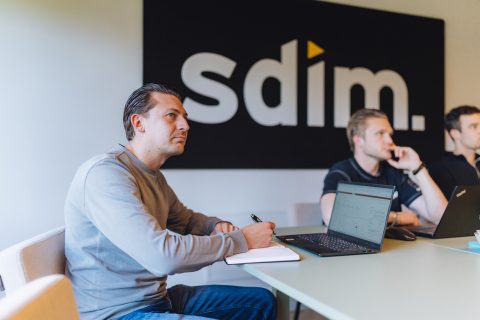 SDIM collega's Willem en Jasper bij SDIM