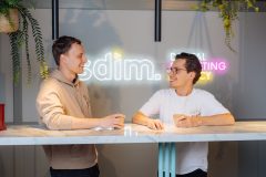 SDIM collega's Oscar van Wijk en Dirko Borst
