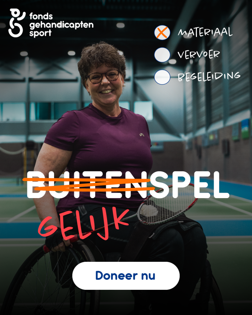 Fonds Gehandicaptensport campagne met Laura