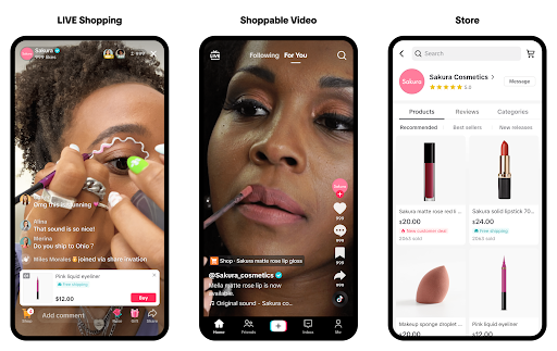 TikTok Shop live shopping