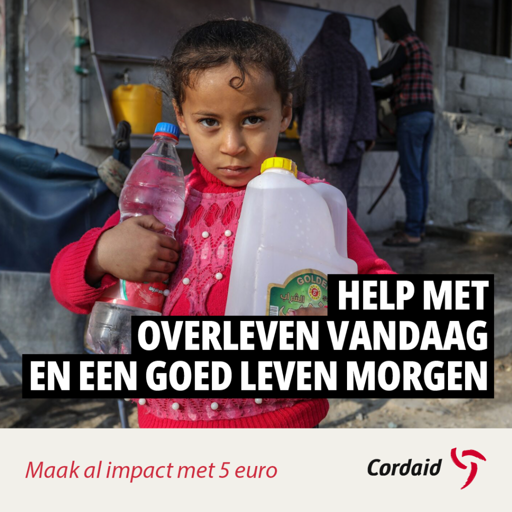 Cordaid advertentie voor doneren