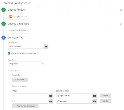 Google Tag Manager - Universal Analytics