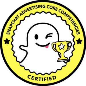 Snapchat advertising core competenties certified